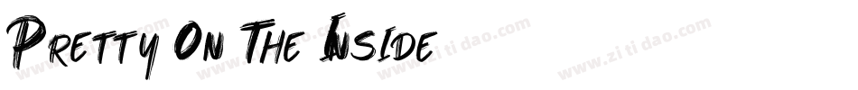 Pretty On The Inside字体转换
